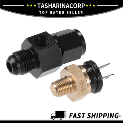 Universal Piece of 1 6AN 180'F On-165'F Off Temperature Cooling Fan Switch