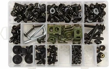 Complete Fairing Bolts Screws Bodywork Kit Replacement Motorcycle Black