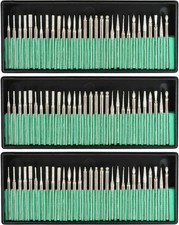 1/8" Diamond Burr Bit Set Cutting Carving Grinding for Engraving Rotary Tools