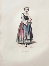 Gravur Farbe " Die Gascon " Soyer - Dauzats