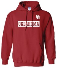 Red Red Ncaa Mens Oklahoma Sooners Hoodie Sweatshirt-Oklahoma