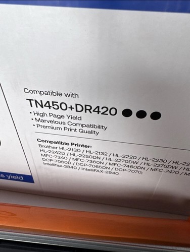 TN450 Toner DR420 Drum set For Brother MFC-7240 MFC-7860DW HL-2240 HL-2270DW Lot - 第 5/9 張圖片