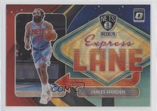 2020-21 Panini Donruss Optic Express Lane Red Wave Prizm James Harden #25 2o7