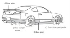 Genuine Nissan Nismo S15 Rear Wing 98100-RSS5...