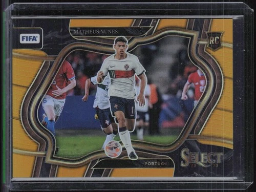 2022 Panini Select FIFA Gold Field Level #239 Matheus Nunes 2/10 RC Rookie