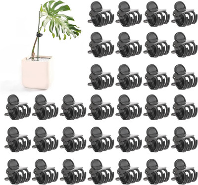 Giantree 50 Stück Orchideen Klammern Pflanzenclips, Kunststoff Pflanzen Clips Bl