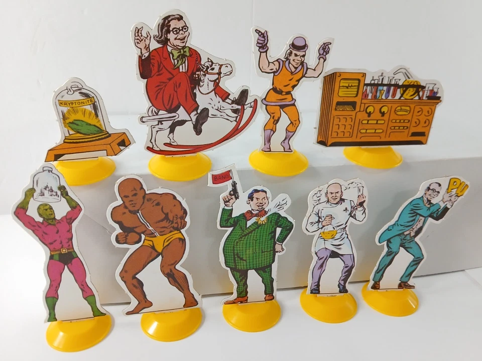 Vintage 1973 Ideal SUPERMAN Foldout Take-Along Vinyl Playset Toy COMPLETE! CLEAN - Image 2 of 4