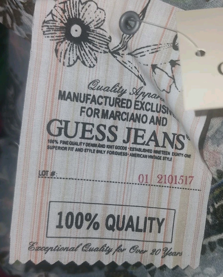 Blusa Guess Marciano Seda Cordón Top Transparente Talla Pequeña Nueva con Etiquetas Foto 4 de 4