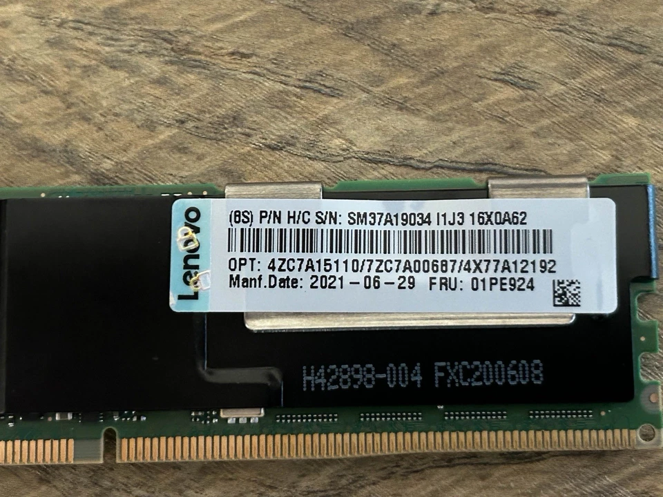 Intel Optane 128 GB PC4-21300 DDR4-2666 DDR-T OPTANE MEMORIA PERSISTENTE NMA1XXD128 GPS Foto 3 de 3