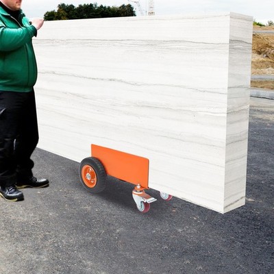 661 LBS Panel Dolly w/ 8in.Pneumatic Wheel Heavy Duty Door Dolly Drywall Cart