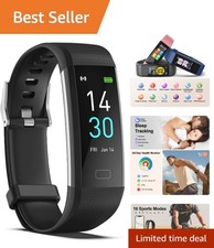Slim Activity Tracker Watch with 16 Sports Modes & Sleep Monitoring - USB Charge