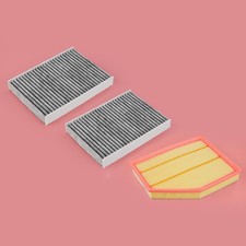 Engine & Cabin Air Filter Combo Set Fits For BMW 5 6 Series E60 E61 E63 E64