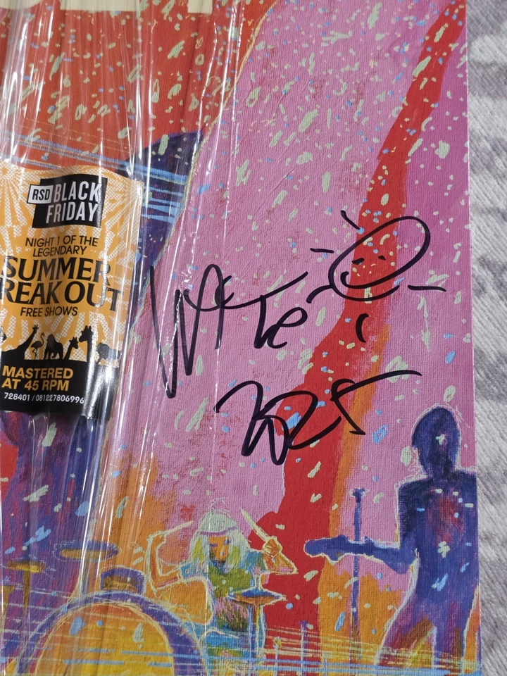 The Flaming Lips- SIGNED Yoshimi Battles Pink Robots Live RSD 2025 Yellow Vinyl - Image 2 of 2
