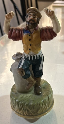 #ad VTG 1972 Fiddler On The Roof Musical Turning Tevya Figure Sankyo CMI Boston 8quot; $18.00