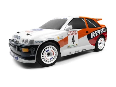 HPI WR8 FLUX 1996 Ford Escort Cosworth Rally Sanremo RTR 160558 - Bild 1 von 4