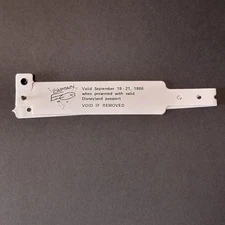 Vtg 1986 Disneyland Captain EO Michael Jackson Premier Event Unused Wristband PA