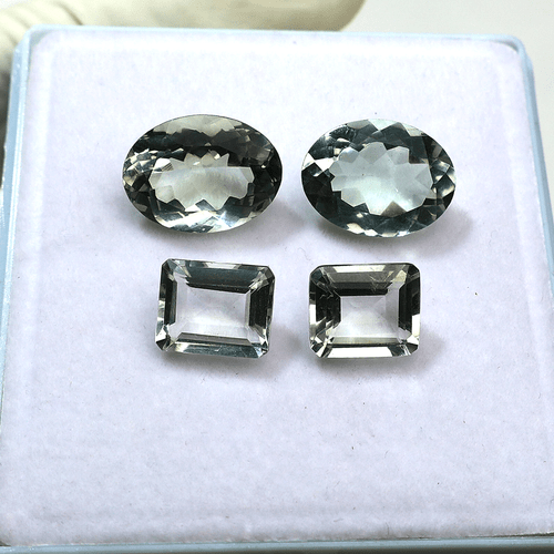 Como Nuevo ~ Lote de 4 Piezas Gemas Corte Facetado Amatista Verde Natural VVS 11mm-16mm - Imagen 9 de 11