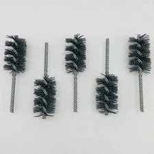 5x Weiler 21330 Power Tube Brush 1-1/2" Dia Helical Nylon SC 2-1/2" Brush Lngth