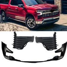 Front Upper Bumper Cover W/ Air Duct For 2022-2025 Chevy Silverado 1500 85638716