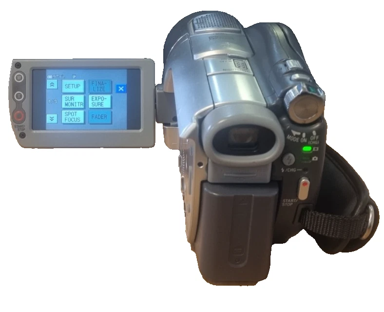 Sony Handycam DCR-DVD404E Camcorder - Silver (E20) - Image 4 of 4