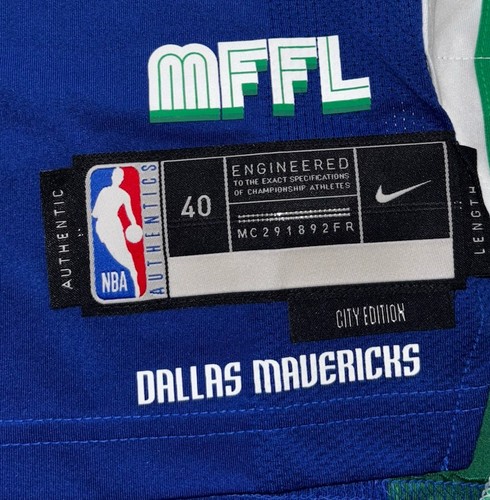 Nike Authentic Doncic 2022-23 Dallas Mavericks City Ed Size 40 = Small Jersey - Picture 2 of 11