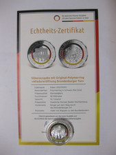 Ponowne otwarcie Bramy Brandenburskiej, 36 mm, 14,7 grama, srebro 333, kapslowane