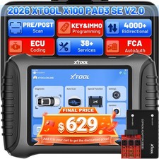 XTOOL X100PAD3 SE Car Key Programming IMMO Co...