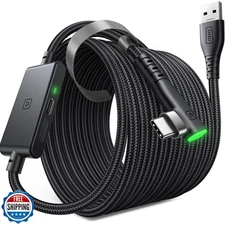 INIU Link Cable with Charging [16ft] for Meta Quest 3s Oculus Quest 3 Quest 2
