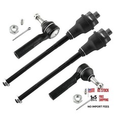 Front Inner Outer Tie Rod fits for Chevy Silverado/GMC Sierra 1500 ES3488-3493