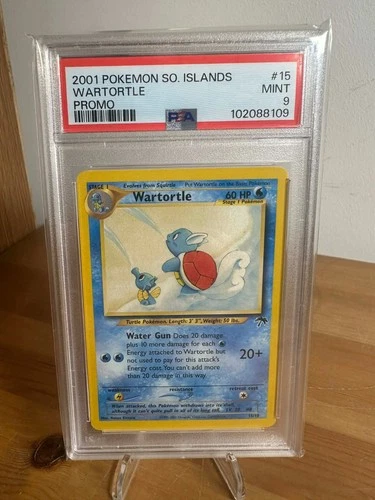 Wartortle PSA 9 Southern Island 15/18 Promo 2001 Pokemon Card