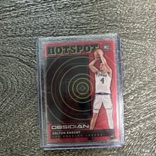 Panini Obsidian 2024-25 Dalton Knecht Hotspot Rookie #19 Los Angeles Lakers