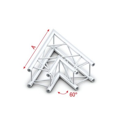 Milos Pro-30 Square G Truss   Ecke 60° 4-Punkt Traverse Veranstaltung Licht