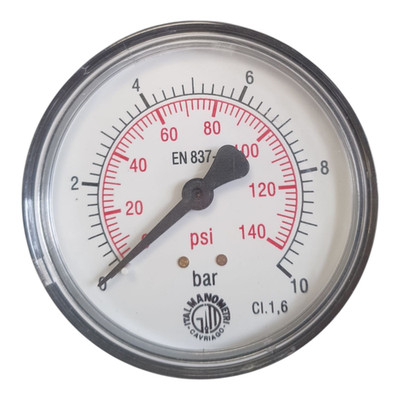 ITALMANOMETRI Pressure Gauge 0-10 BARS EN 837-1