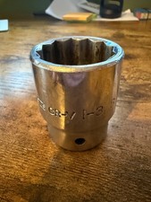 TENGTOOLS Chrome 1-3/8" Socket With 3/4" Drive CR-V