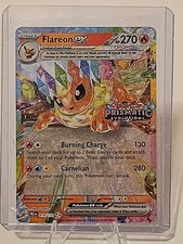Flareon ex - (Prismatic Evolutions Stamp) 014/131 Miscellaneous Cards & Products