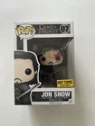 Game of thrones Bloody Jon Snow Funko Pop 07 Hot Topic Exclusive NIB