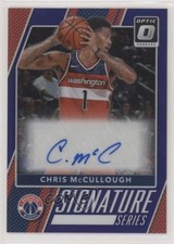 2017 Donruss Optic Signature Series Purple Prizm Chris McCullough #23 Auto 6k8
