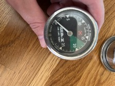 Classic Mini Cooper Bmc Mk1 Redex Vacuum Gauge Dial Smiths Works Car Care Robot