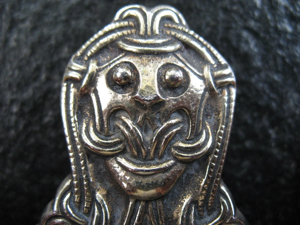 Anhänger oder Brosche Silber 925 David Andersen Norwegen Wikinger SAGA sehr groß - Bild 4 von 4