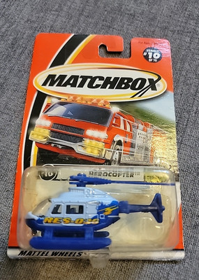 Matchbox Team Tundra #10 Herocopter Helicopter 1:64 New Sealed Die-Cast
