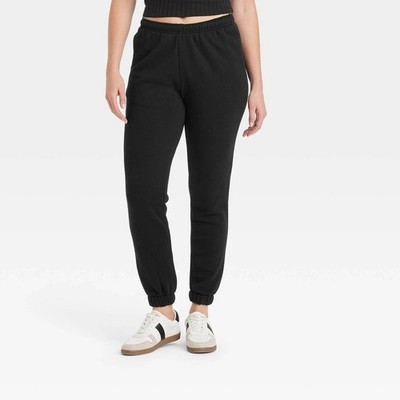 NWT Women's Size XS Leisure Studio Mid-Rise Fleece Essential Joggers
