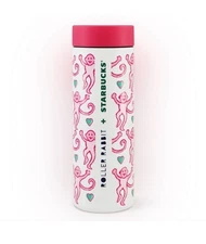 2025 Starbucks x Roller Rabbit x MiiR - Holiday Pink Monkey Tumbler Limited Ed