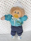 Vintage CABBAGE PATCH KIDS Doll Paci Black Signature + Clothes CUTE!