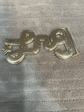 LRG Lifted Research Group Vintage Belt Buckle Silver