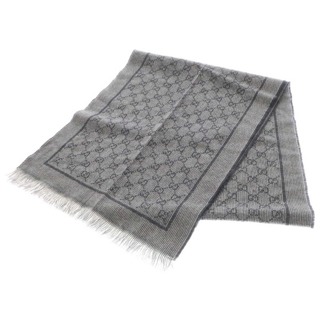 Gucci GG Logo Étole 351786 4G200 1477 Écharpe Gris Occasion 882eaf8338a65bc3486903d61b