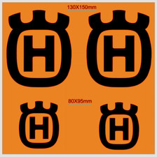 HUSQVARNA KIT SET 4 ADESIVI STICKERS VINILE MOTO CROSS CORSA QUAD BIKE