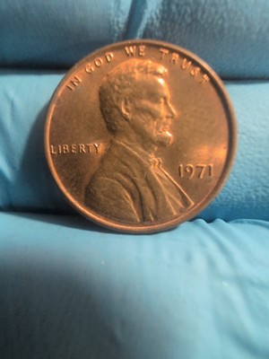 1971 Small Date Lincoln Cent, In Nice Condition#5-06-124
