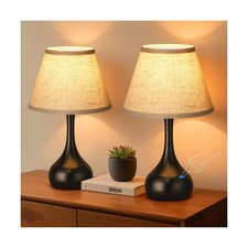 17  Touch Table Lamp for Bedroom Set of 2, 3-Way Dimmable Bedsi... FAST US