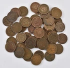 Lot (50) Indian Head Cent Mixed Date Average Circ