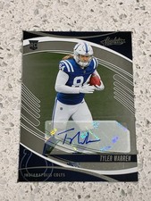 2025 Panini Absolute Football - Tyler Warren #195 Rookie Autograph Colts NFL